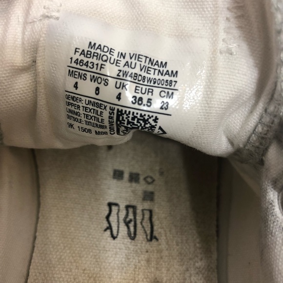 Silver glitter converse - Picture 7 of 7